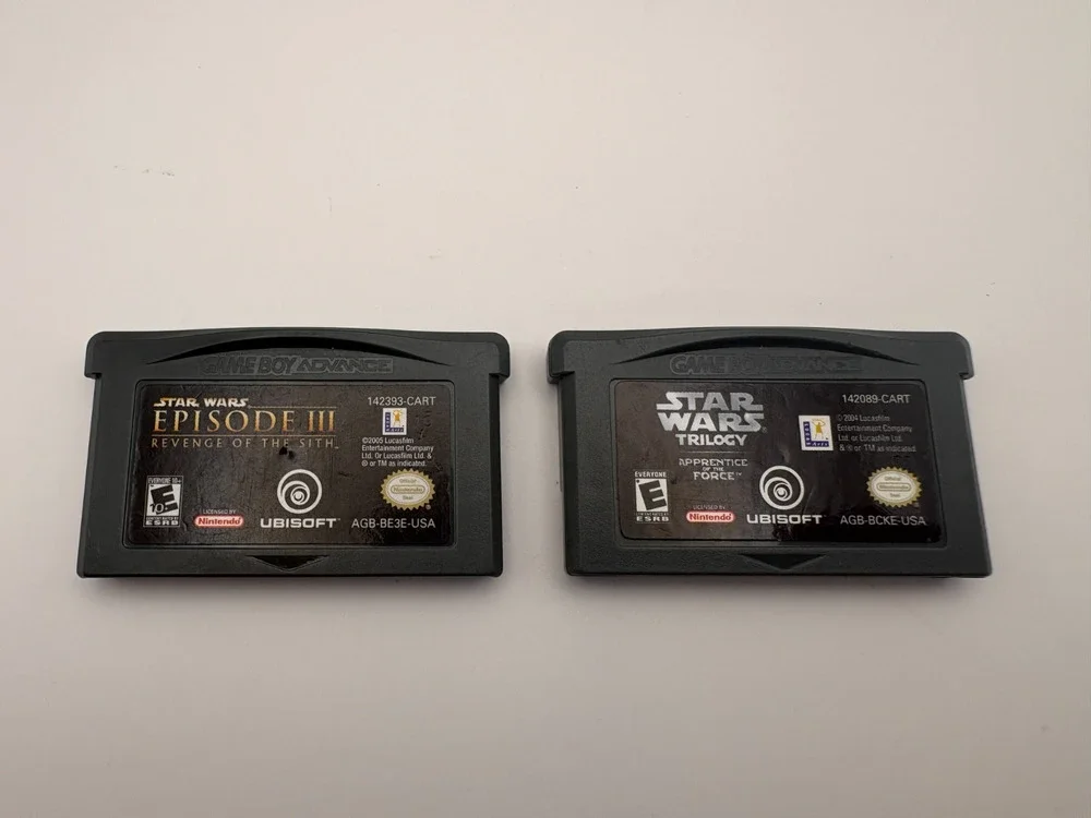Star Wars Game Boy Advance Lot Episode III Trilogy GBA Authentic Tested